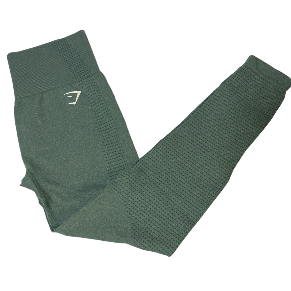 Gymshark Women's Leggings Green Size M